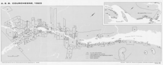 Carte complète des Seigneuries, recencées en 1923