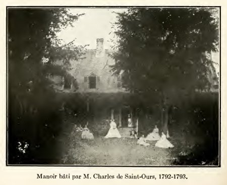 Le manoir de St-Ours en 1792